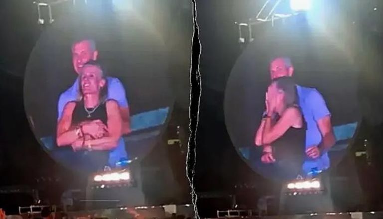حفل Coldplay يتحول إلى فضيحة