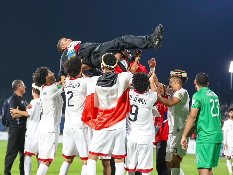 لاعبو منتخب اليمن للشباب