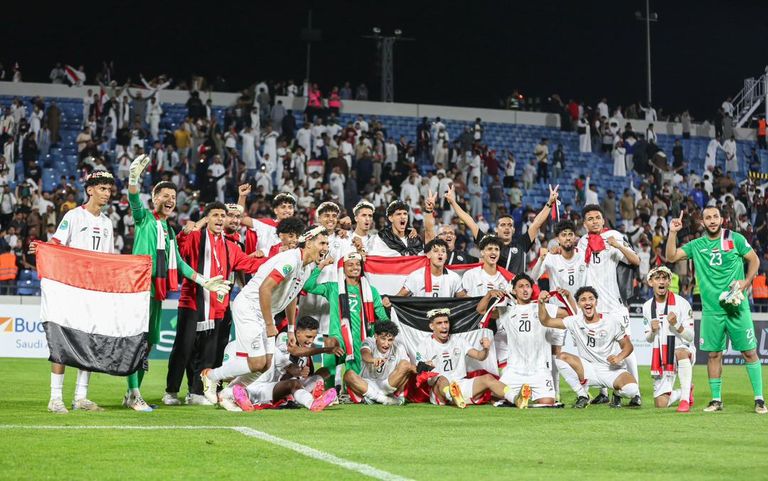 لاعبو منتخب اليمن للشباب