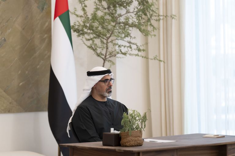 جانب من أعمال القمة الافتراضية لقادة دول مجموعة «بريكس»