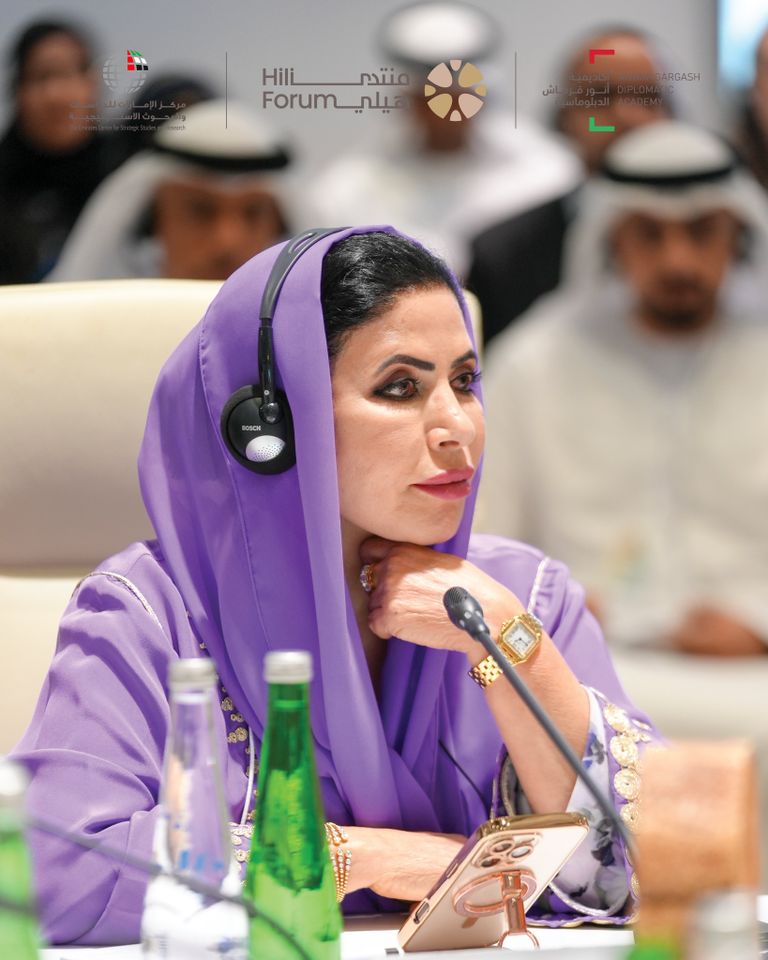 ابتسام الكتبي، مؤسسة ورئيسة مركز الإمارات للسياسات عبدالعزيز بن صقر/ ابتسام الكتبي/ عبدالعزيز الحر