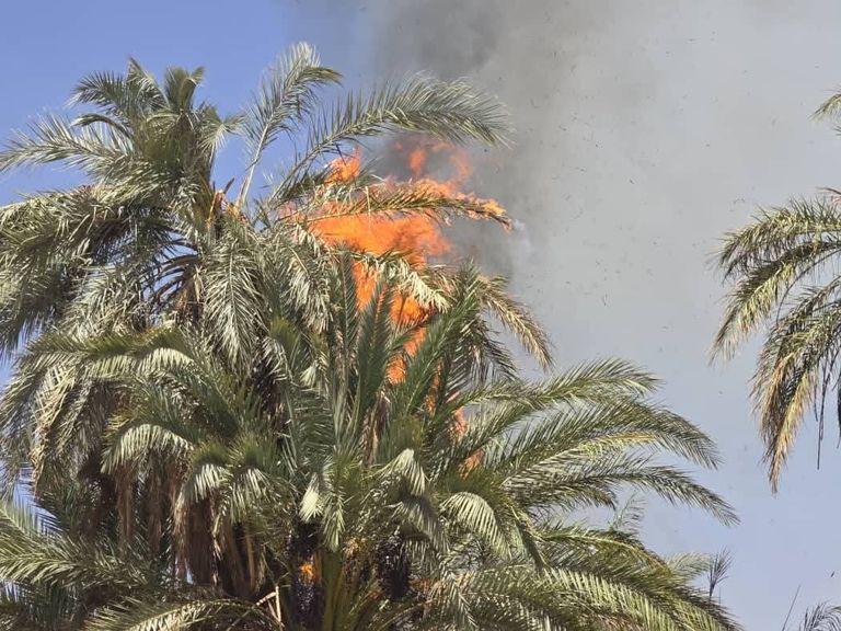 حرائق مدينة غدامس الليبية