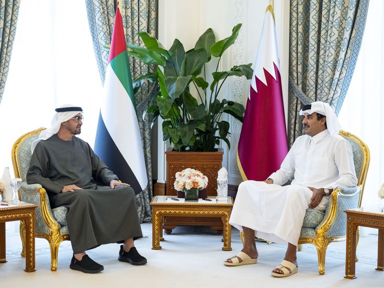 الشيخ محمد بن زايد آل نهيان رئيس دولة الإمارات
