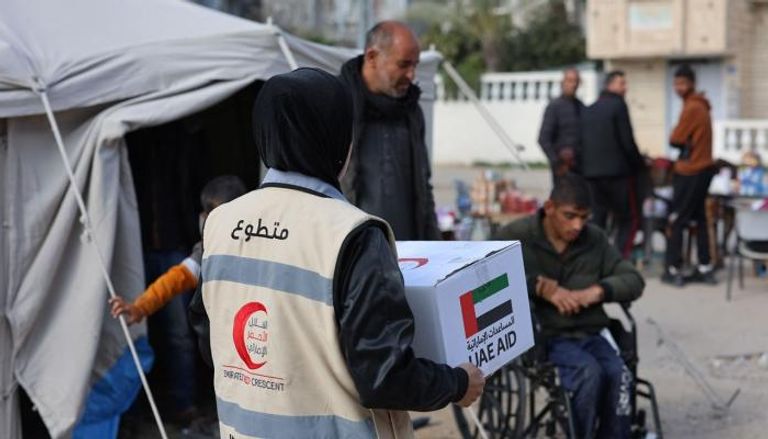 الإمارات تواصل جهودها الإنسانية في غزة