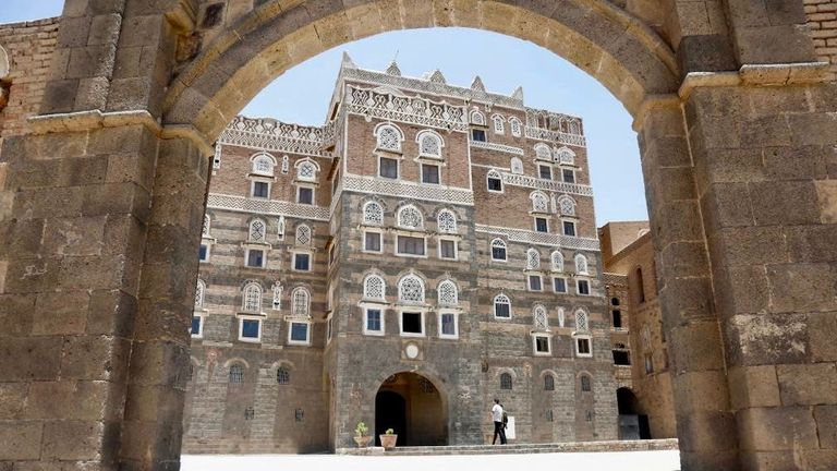 أضرار المتحف الوطني في صنعاء