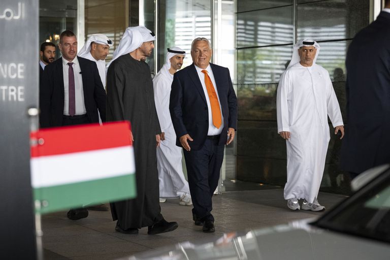 الشيخ محمد بن زايد آل نهيان ورئيس وزراء المجر