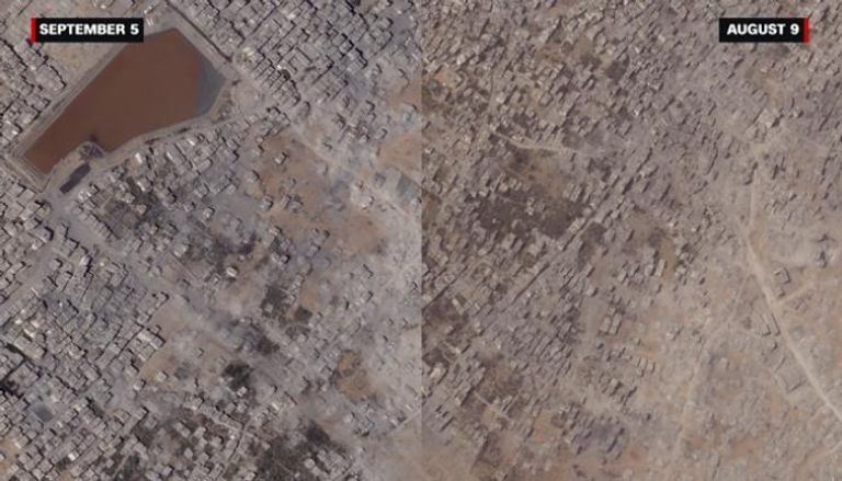 صور الأقمار الاصطناعية تكشف حجم الدمار في غزة