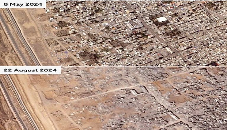 صور الأقمار الاصطناعية تكشف حجم الدمار في غزة