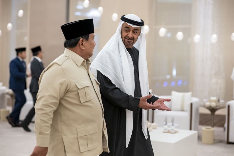 الشيخ محمد بن زايد آل نهيان وبرابوو سوبيانتو - وام