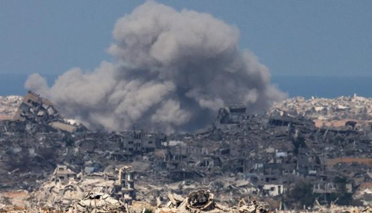 دمار في غزة جراء الحرب الإسرائيلية - أ.ف.ب