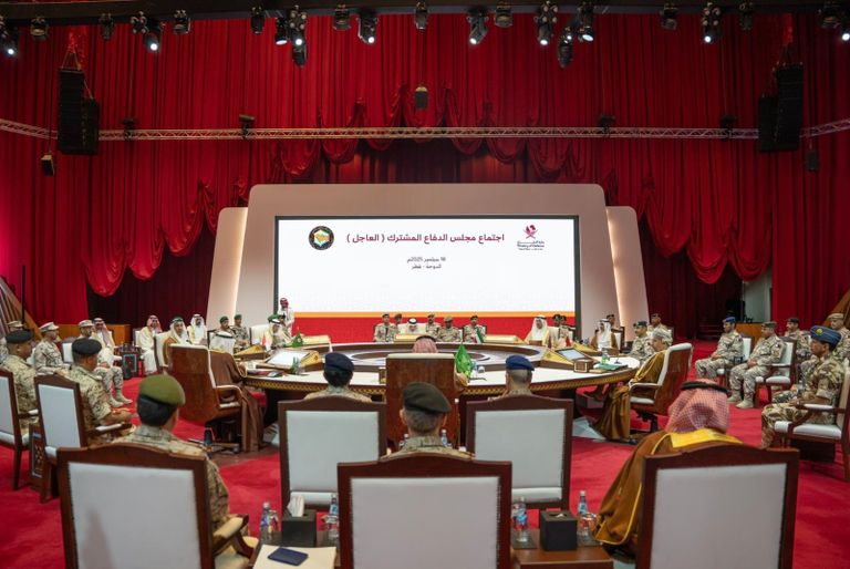 اجتماع مجلس الدفاع الخليجي المشترك في الدوحة