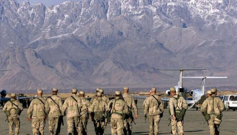 جنود أمريكيون في قاعدة باجرام الجوية في أفغانستان