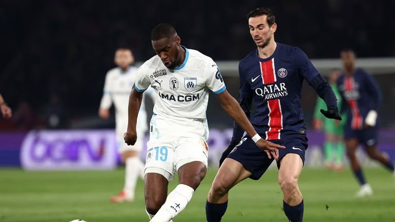 أولمبيك مارسيليا وباريس سان جيرمان