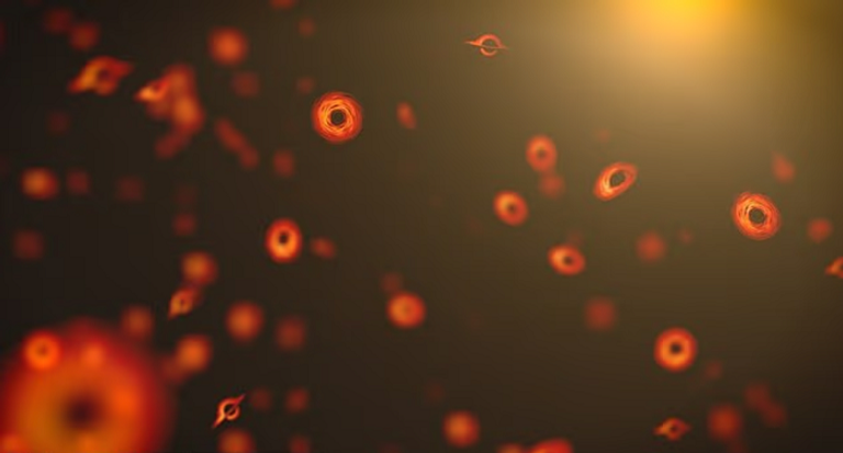 ثقب أسود على وشك التدمير