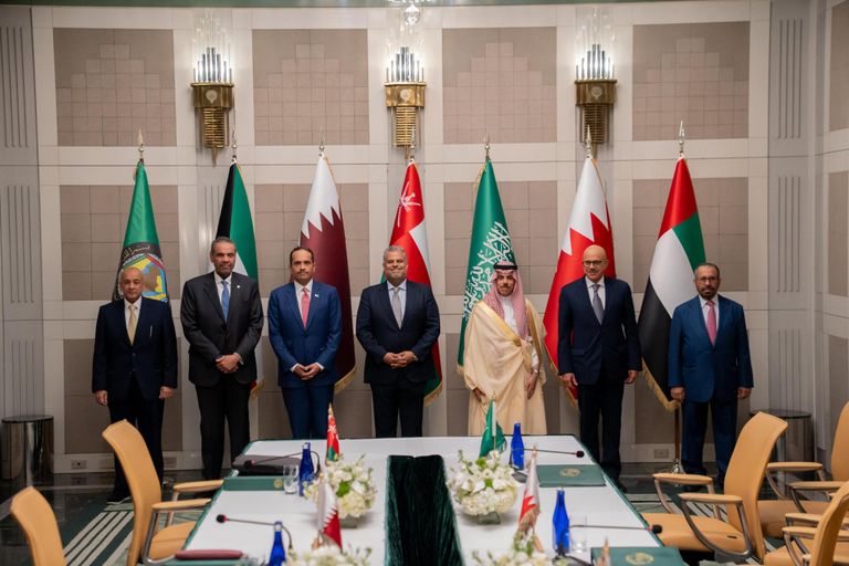 أنور قرقاش خلال الفعالية