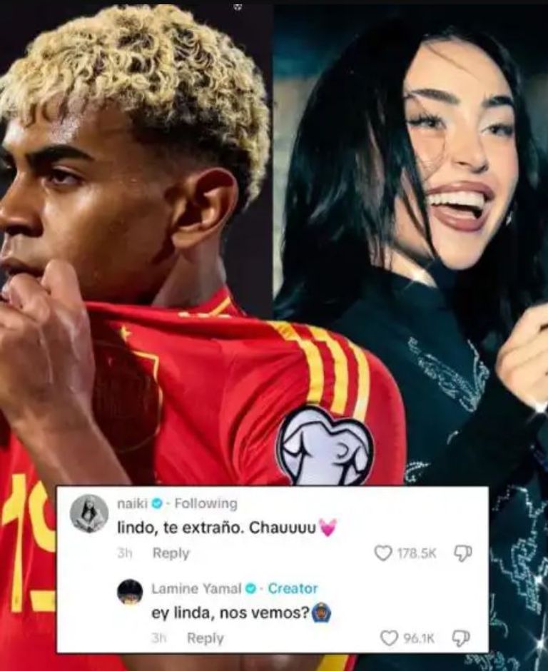 لامين يامال ونيكي نيكول