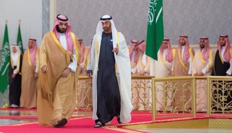 محمد بن زايد آل نهيان ومحمد بن سلمان