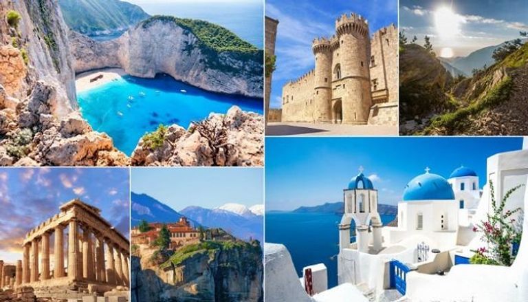 سانتوريني وميكونوس