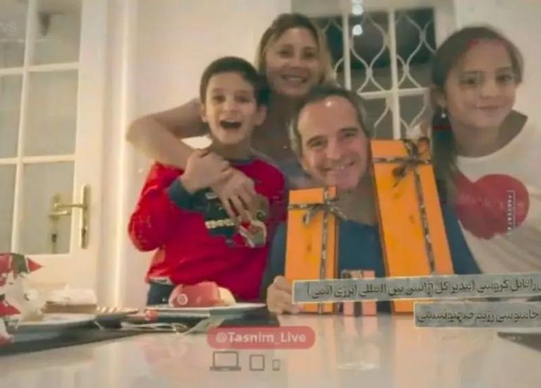 صورة ملتقطة من تقرير تلفزيوني إيراني حول ما سُمي "الاختراق"