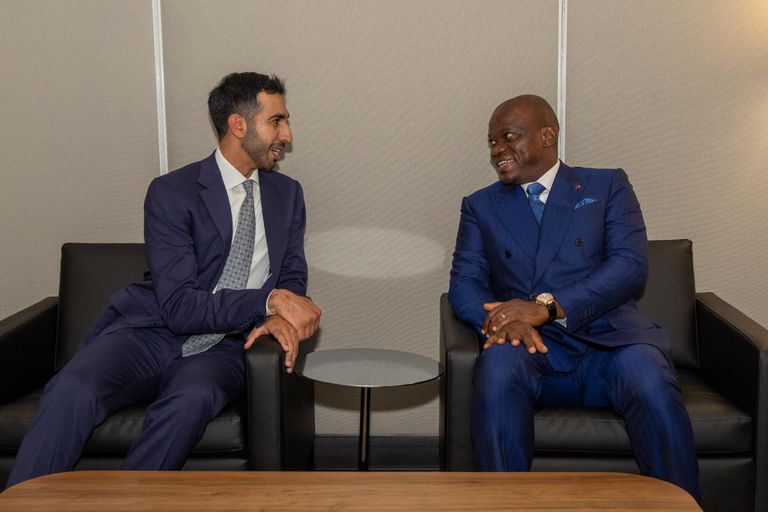 الشيخ شخبوط بن نهيان آل نهيان يلتقي مع رئيس مفوضية الاتحاد الأفريقي