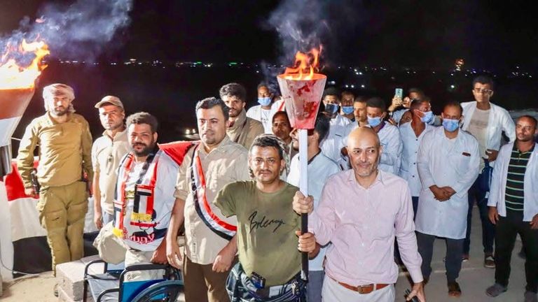 جانب من الاحتفالات بذكرى الثورة