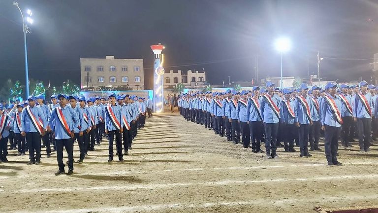 جانب من الاحتفالات بذكرى الثورة