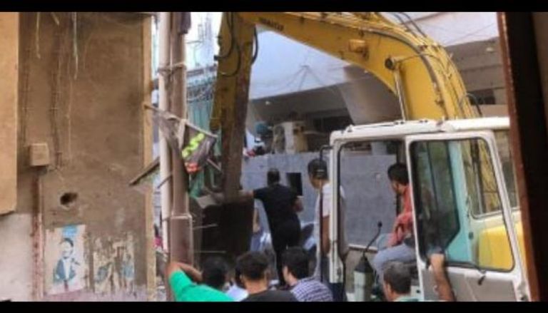 موقع حادث المحلة