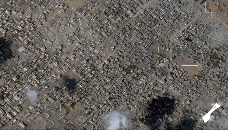 مدرسة الفرقان التي سويت بالأرض في غزة