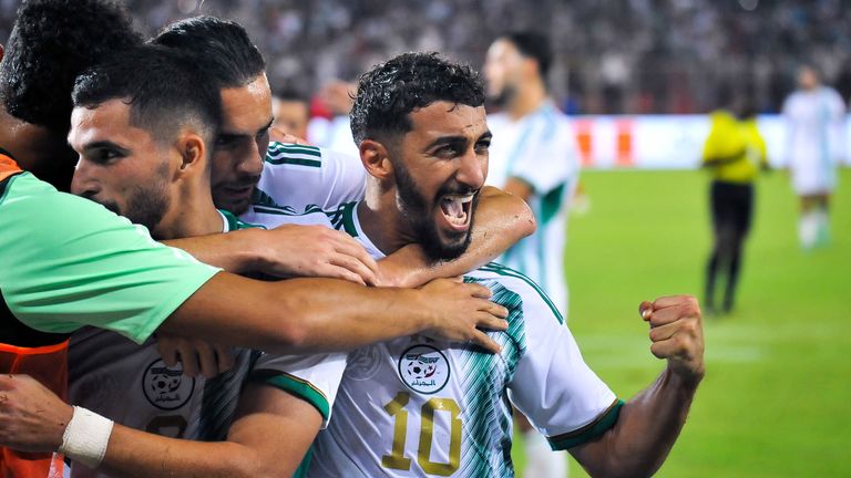 سعيد بن رحمة منتخب الجزائر