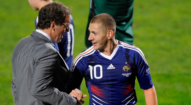 كريم بنزيما ولوران بلان الفرنسيان كريم بنزيما ولوران بلان