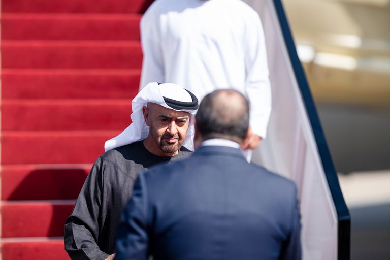الشيخ محمد بن زايد آل نهيان والرئيس السيسي