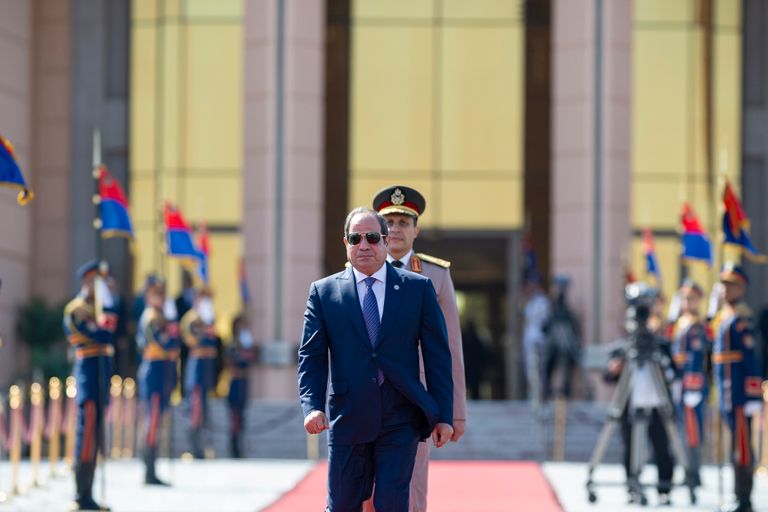 الشيخ محمد بن زايد آل نهيان والرئيس السيسي