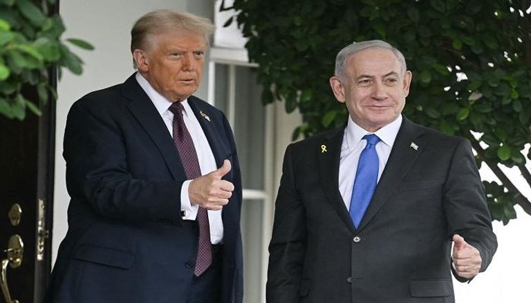 دونالد ترامب وبنيامين نتنياهو