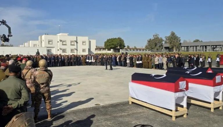 من مراسم تشييع الحداد ورفاقه