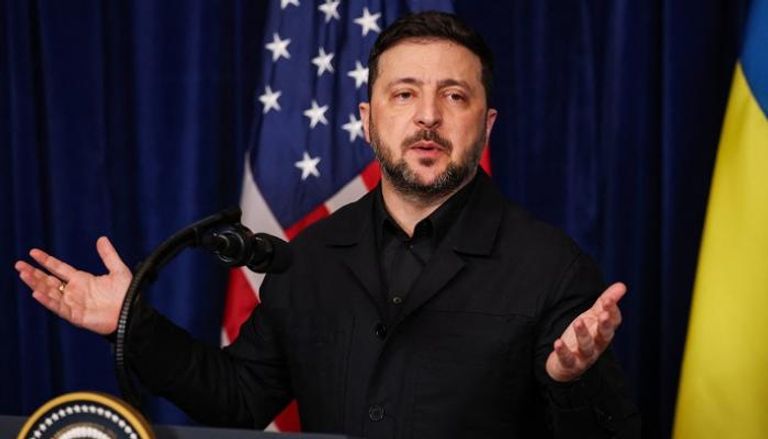 الرئيس الأوكراني فولوديمير زيلينسكي