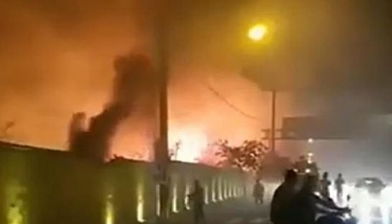 انفجارات تهز مشهد الإيرانية 