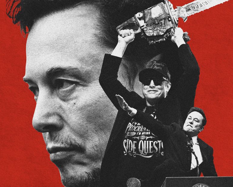 إيلون ماسك ودونالد ترامب - The Guardian