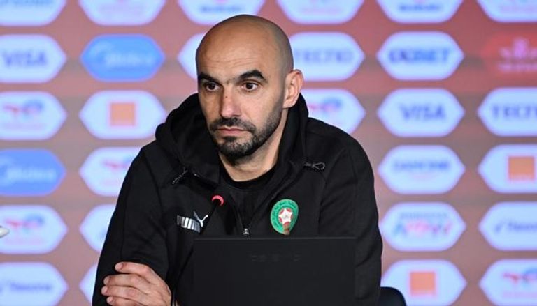 وليد الركراكي مدرب منتخب المغرب