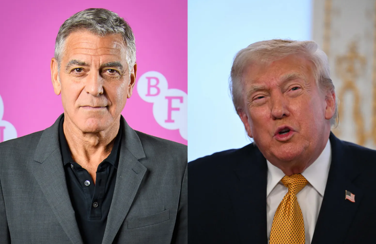 ترامب وجورج كلوني