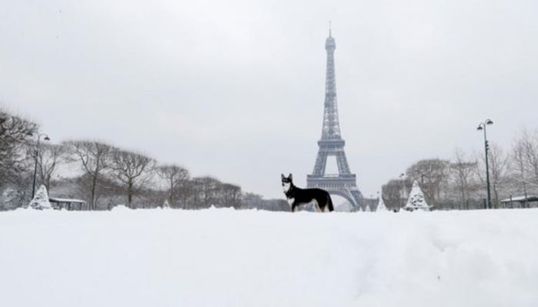 الثلوج في فرنسا