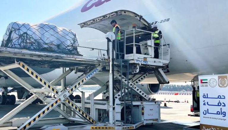 المساعدات الإماراتية إلى غزة
