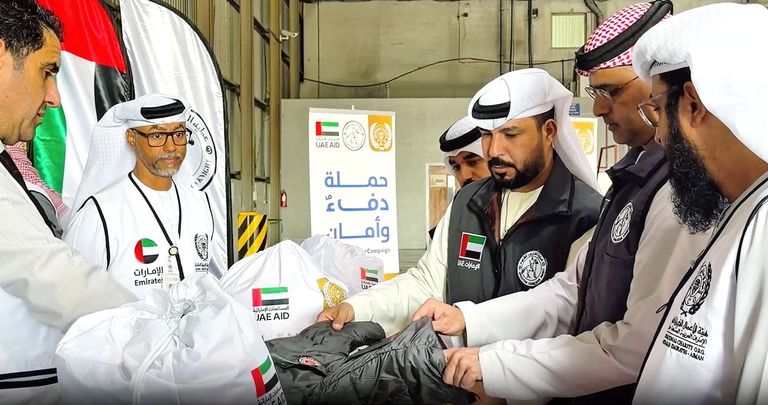 المساعدات الإماراتية إلى غزة