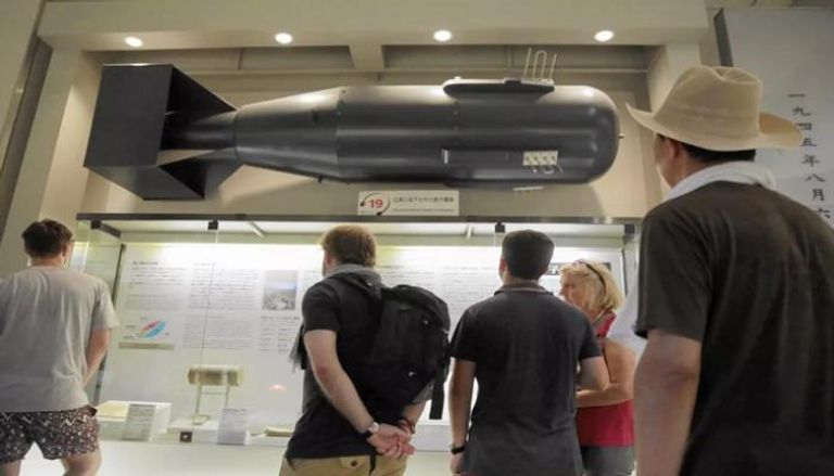 نسخة من القنبلة الذرية الأمريكية ليتل بوي التي أُلقيت على هيروشيما