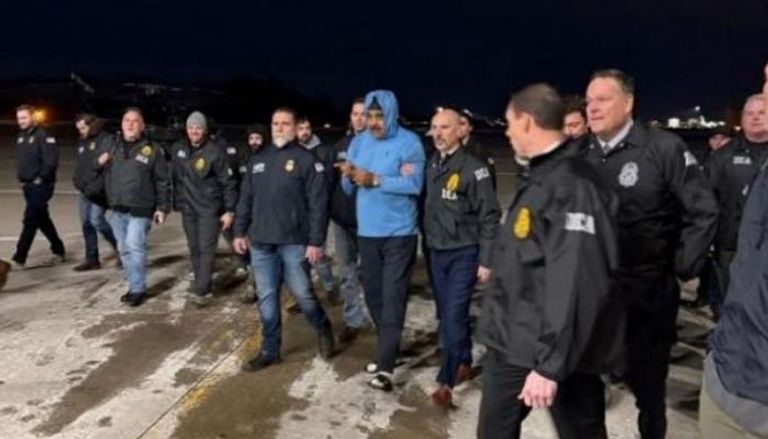 الرئيس الفنزويلي نيكولاس مادورو معتقلا في نيويورك