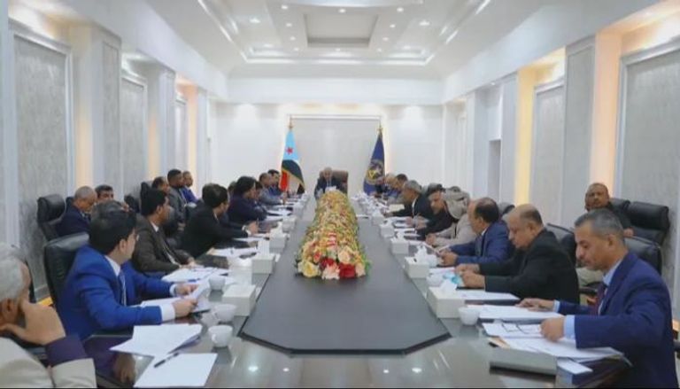 جانب من اجتماع المجلس الانتقالي الجنوبي 