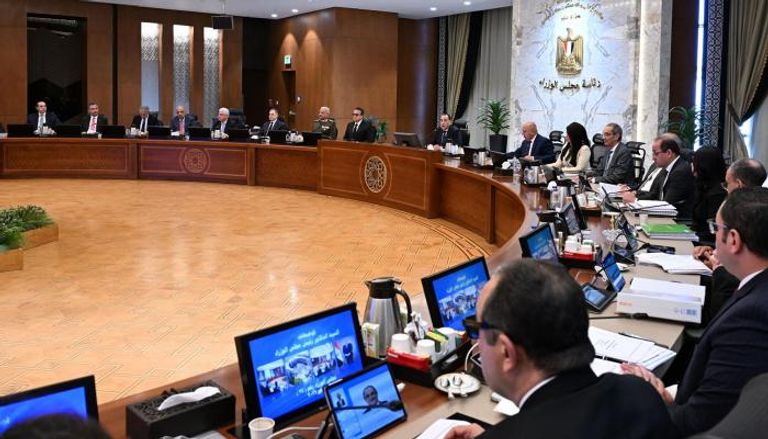 جانب من اجتماع مجلس الوزراء المصري