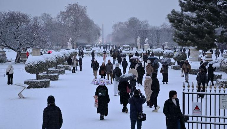 الثلوج تعطل الفر في أوروبا