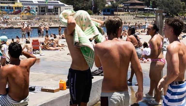 الحرارة في استراليا