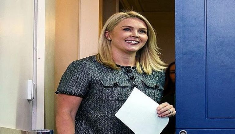 السكرتيرة الصحفية للبيت الأبيض كارولين ليفيت