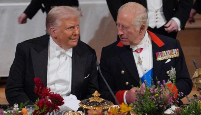 الملك تشارلز ودونالد ترامب